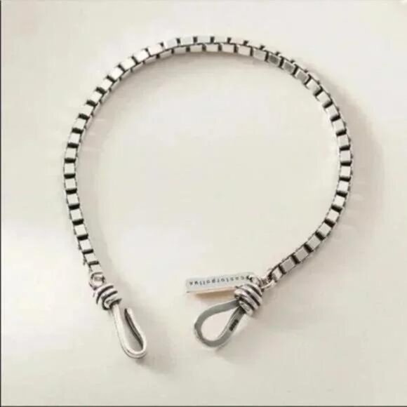 \\ NEW \\ S925 STERLING SILVER CHAIN BRACELET - Picture 3 of 7